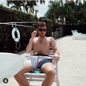 ASOS retro swim shorts